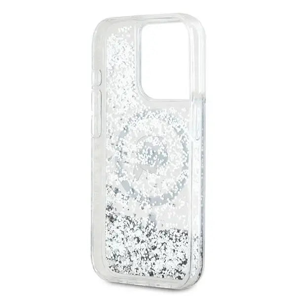 Кейс Karl Lagerfeld Liquid Glitter Karl Head MagSafe