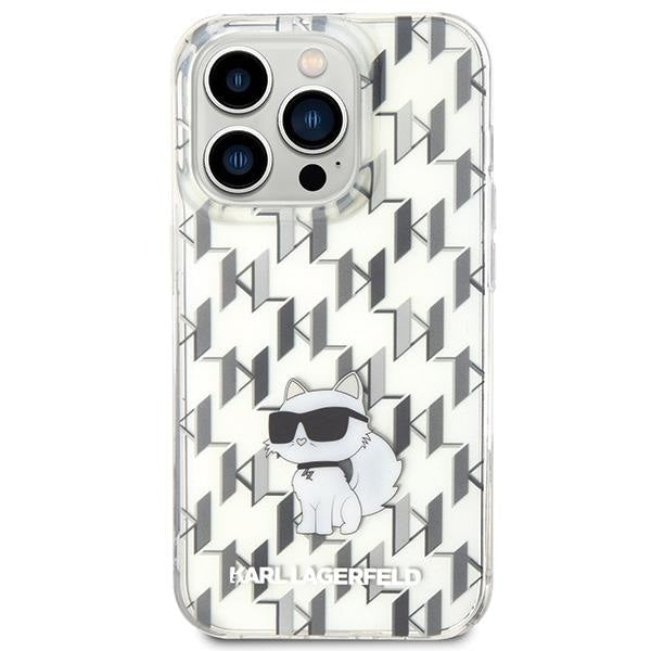 Кейс Karl Lagerfeld Monogram Choupette за iPhone 15 Pro Max