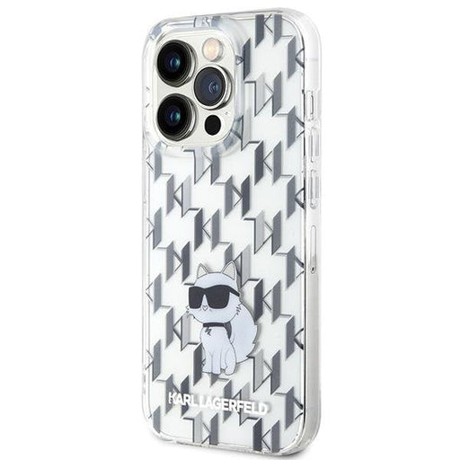 Кейс Karl Lagerfeld Monogram Choupette за iPhone 15 Pro Max