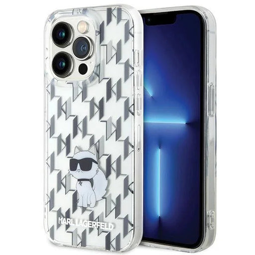 Кейс Karl Lagerfeld Monogram Choupette за iPhone 15