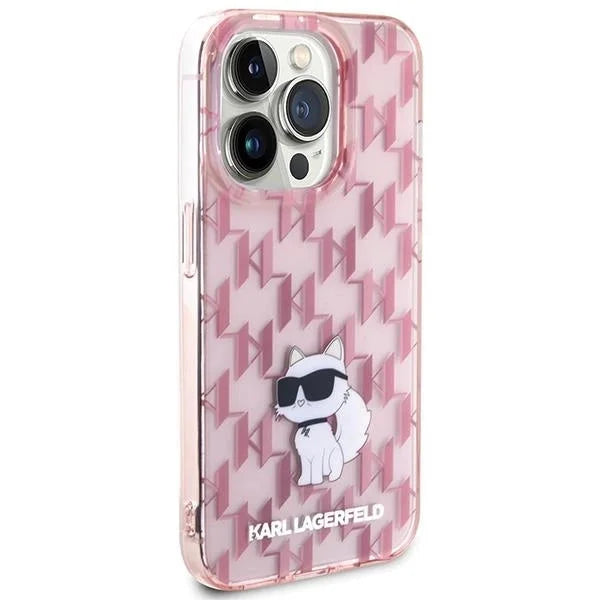 Кейс Karl Lagerfeld Monogram Choupette за iPhone 15