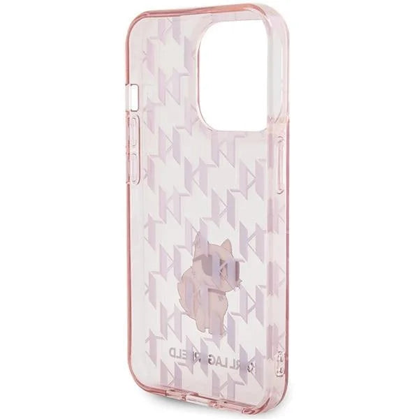 Кейс Karl Lagerfeld Monogram Choupette за iPhone 15