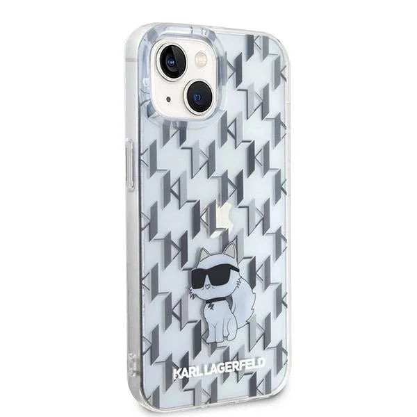 Кейс Karl Lagerfeld Monogram Choupette за iPhone 15