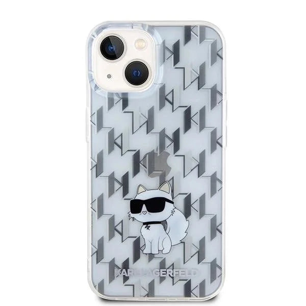 Кейс Karl Lagerfeld Monogram Choupette за iPhone 15