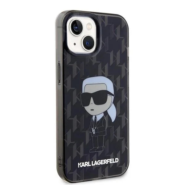 Кейс Karl Lagerfeld Monogram Ikonik за iPhone 15 прозрачен