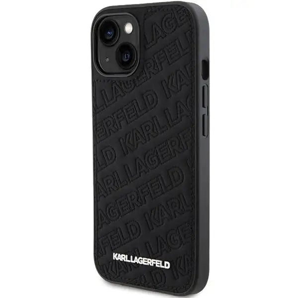 Кейс Karl Lagerfeld Quilted K Pattern за iPhone 15