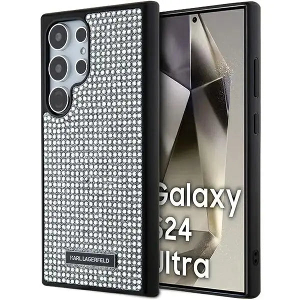 Кейс Karl Lagerfeld Rhinestone Metal Logo за Samsung