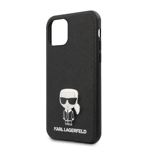 Кейс Karl Lagerfeld Saffiano Ikonik Metal за Apple