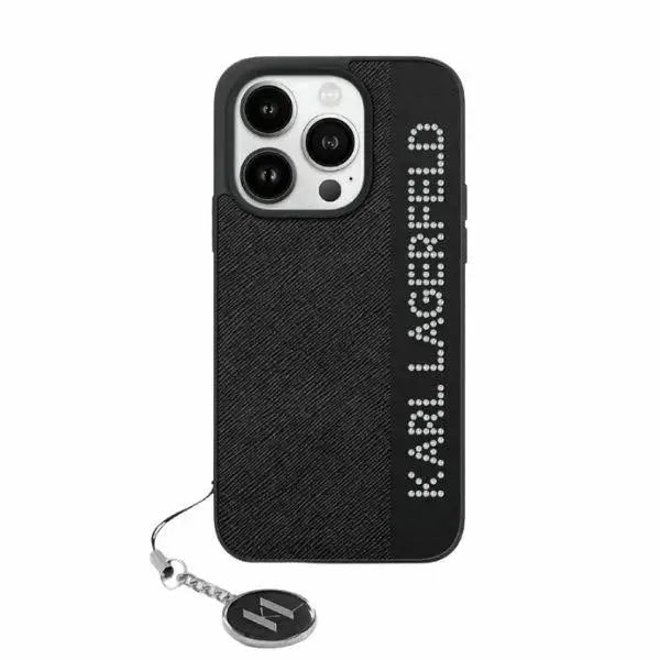 Кейс Karl Lagerfeld Saffiano Rhinestones & Charm