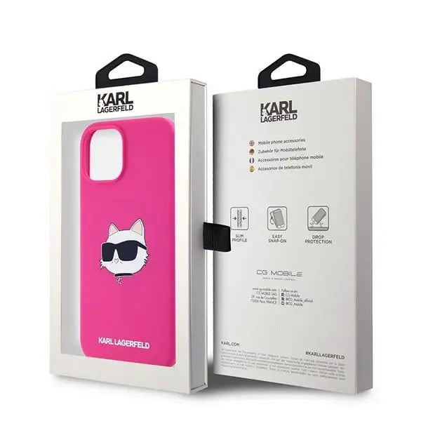 Кейс Karl Lagerfeld Silicone Choupette Head MagSafe