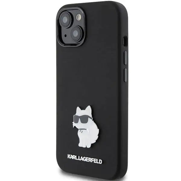 Кейс Karl Lagerfeld Silicone Choupette Metal Pin за