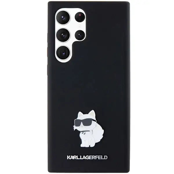 Кейс Karl Lagerfeld Silicone Choupette Metal Pin за