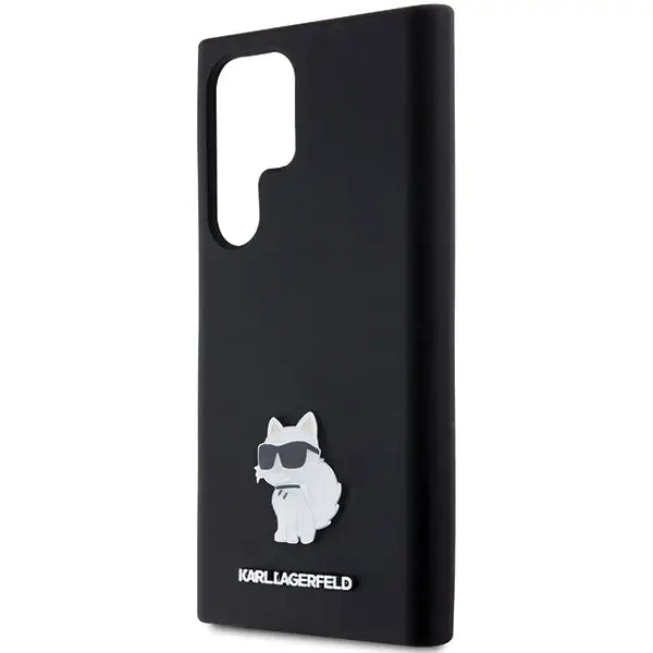 Кейс Karl Lagerfeld Silicone Choupette Metal Pin за