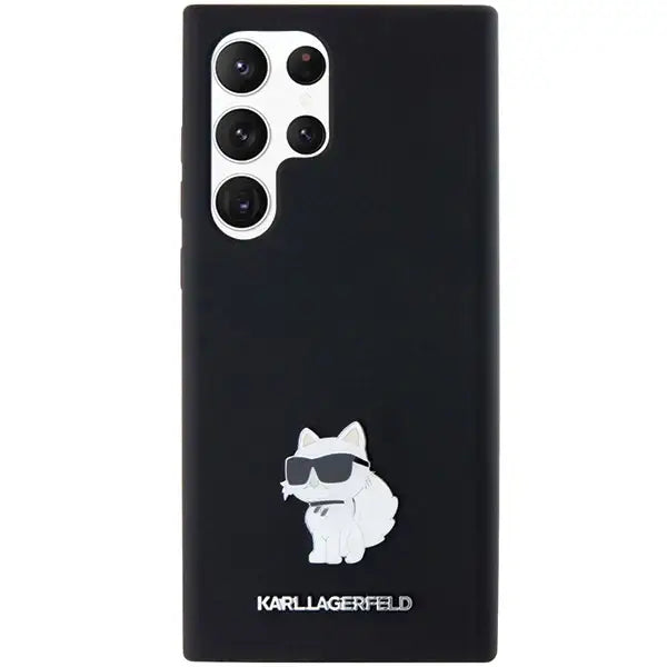 Кейс Karl Lagerfeld Silicone Choupette Metal Pin