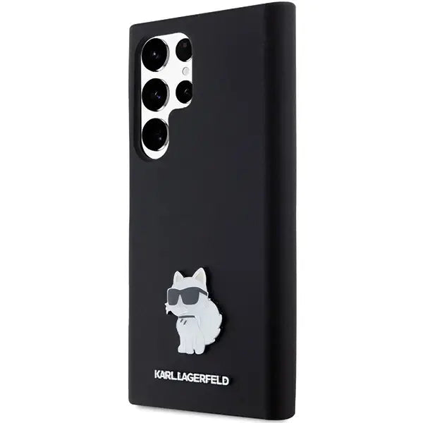 Кейс Karl Lagerfeld Silicone Choupette Metal Pin