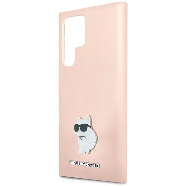 Кейс Karl Lagerfeld Silicone Choupette Metal Pin