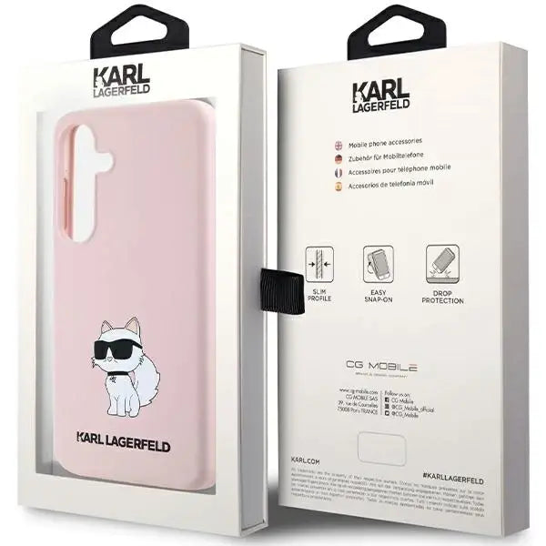 Кейс Karl Lagerfeld Silicone Choupette за Samsung