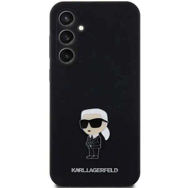 Кейс Karl Lagerfeld Silicone Ikonik Metal Pin за