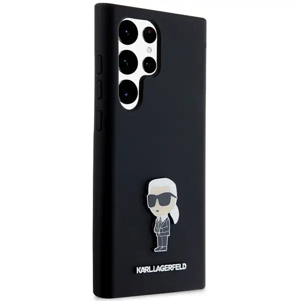 Кейс Karl Lagerfeld Silicone Ikonik Metal Pin