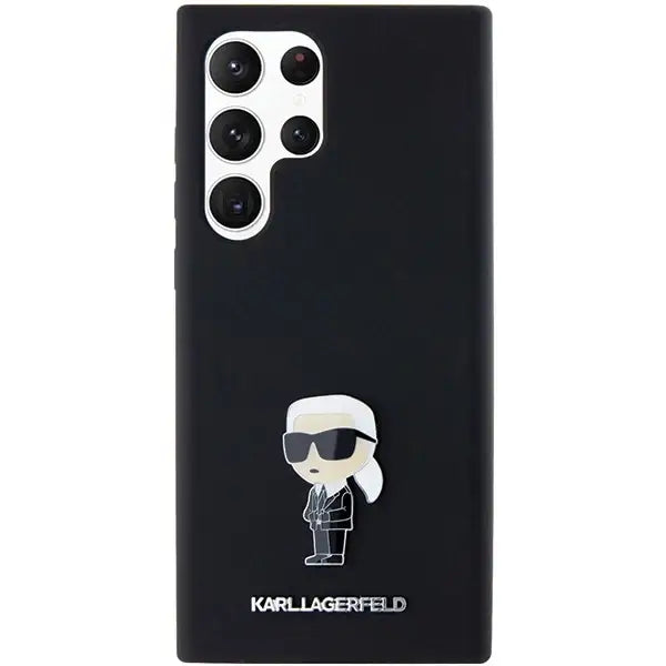 Кейс Karl Lagerfeld Silicone Ikonik Metal Pin