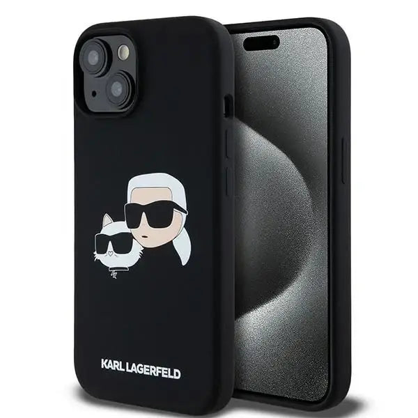 Кейс Karl Lagerfeld Silicone Karl&Choupette MagSafe