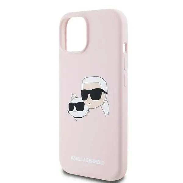 Кейс Karl Lagerfeld Silicone Karl&Choupette MagSafe