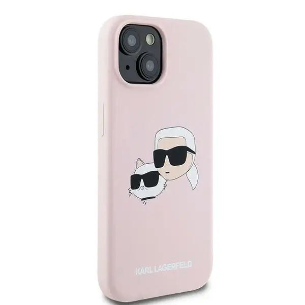 Кейс Karl Lagerfeld Silicone Karl&Choupette MagSafe