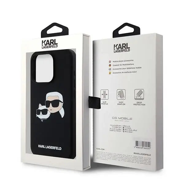 Кейс Karl Lagerfeld Silicone Karl&Choupette MagSafe