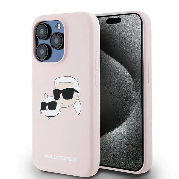 Кейс Karl Lagerfeld Silicone Karl&Choupette MagSafe