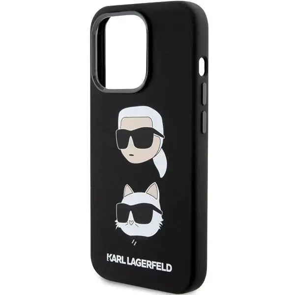 Кейс Karl Lagerfeld Silicone Karl&Choupette Head за