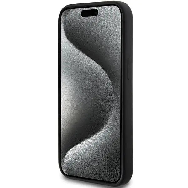 Кейс Karl Lagerfeld Silicone Karl Script за iPhone 15 черен