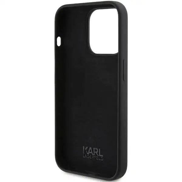 Кейс Karl Lagerfeld Silicone Karl Script за iPhone 15