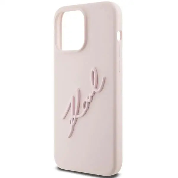 Кейс Karl Lagerfeld Silicone Karl Script за iPhone 15