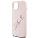 Кейс Karl Lagerfeld Silicone Karl Script за iPhone 15 розов