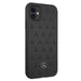 Кейс Mercedes Leather Stars Pattern за Apple iPhone 11 Черен