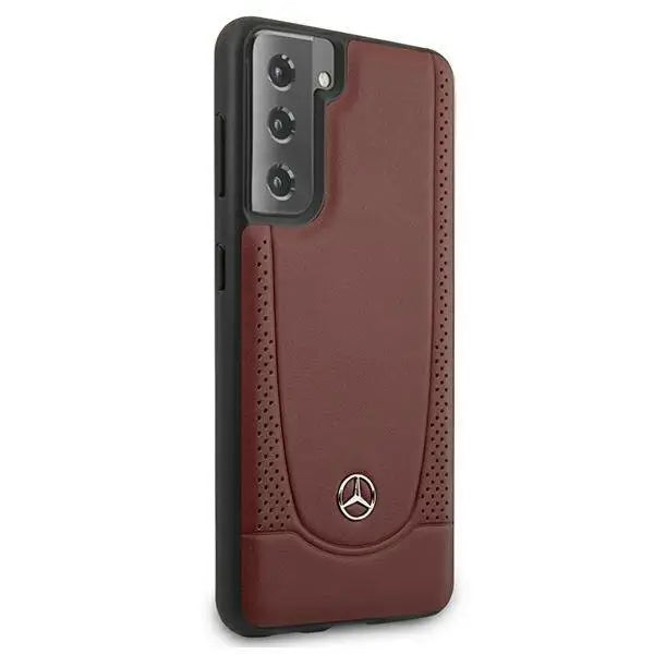 Кейс Mercedes Urban Line за Samsung Galaxy S21 5G Червен