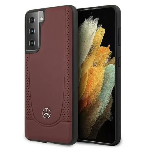 Кейс Mercedes Urban Line за Samsung Galaxy S21 5G Червен