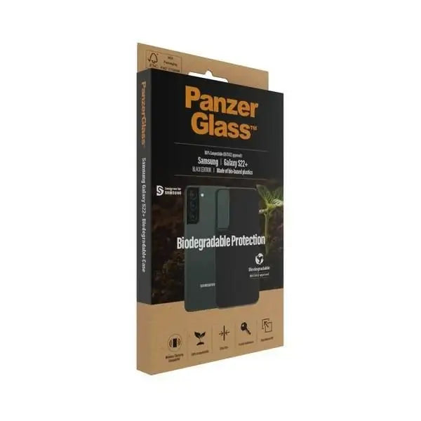 Кейс PanzerGlass Biodegradable за Samsung Galaxy S22 + черен