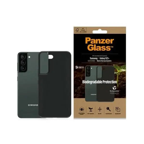 Кейс PanzerGlass Biodegradable за Samsung Galaxy S22 + черен