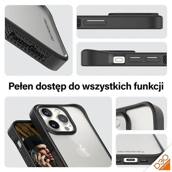 Кейс PanzerGlass ClearCase Military Grade Certified