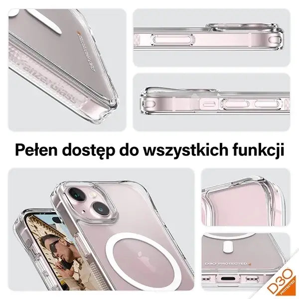 Кейс PanzerGlass HardCase MagSafe с D3O и Military