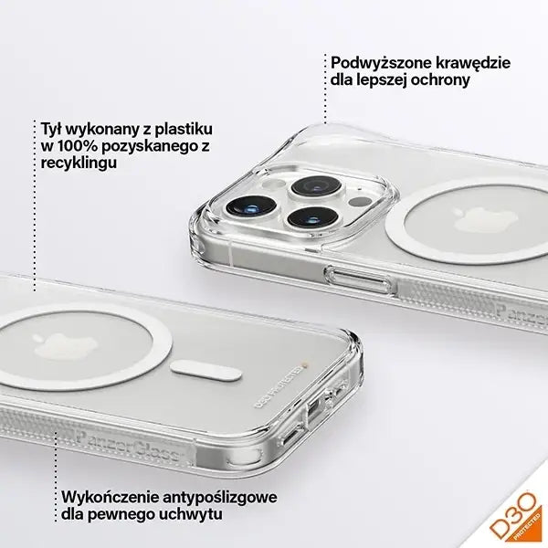 Кейс PanzerGlass HardCase MagSafe с D3O и Military