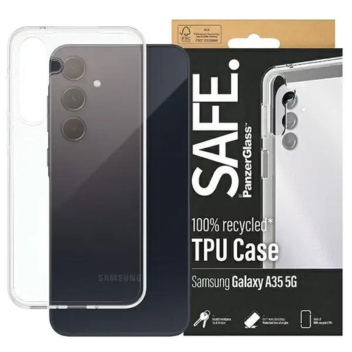 Кейс SAFE by PanzerGlass за Samsung Galaxy A35 5G прозрачен