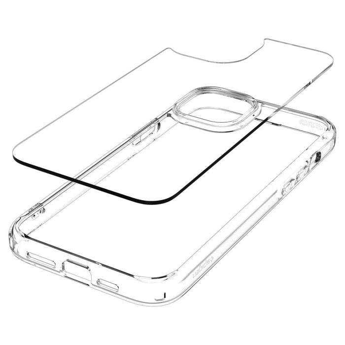 Кейс Spigen Crystal Hybrid за iPhone 15 прозрачен