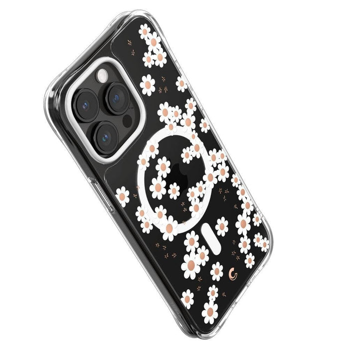 Кейс Spigen Cyrill Cecile Mag за iPhone 15 Pro white daisy