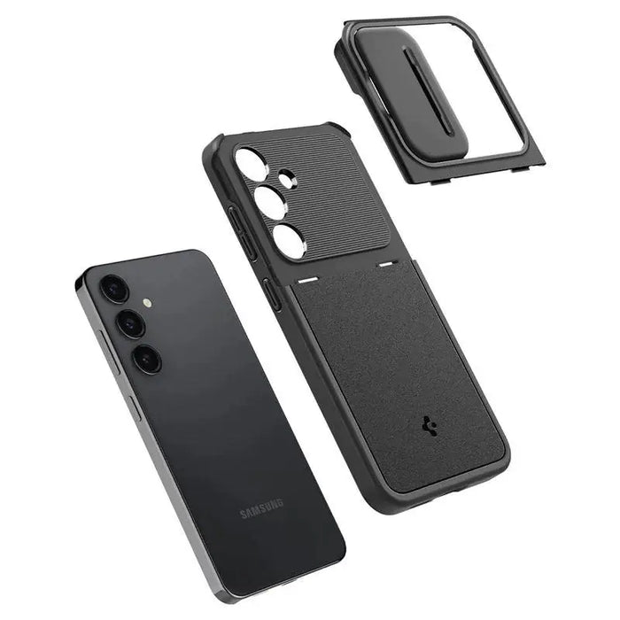 Кейс Spigen Optik Armor за Samsung Galaxy S24 черен