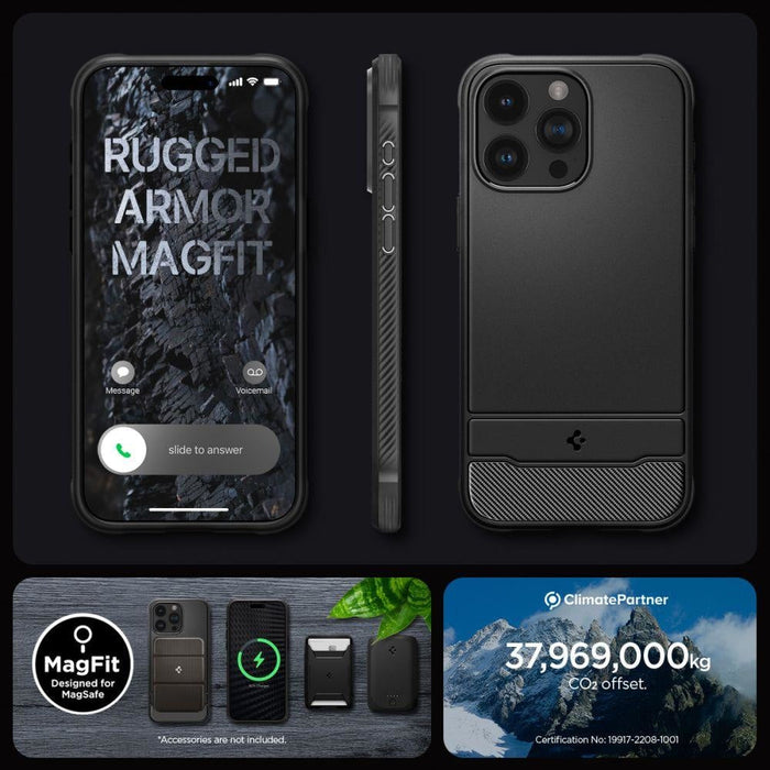 Кейс Spigen Rugged Armor за iPhone 15 PRO съвместим