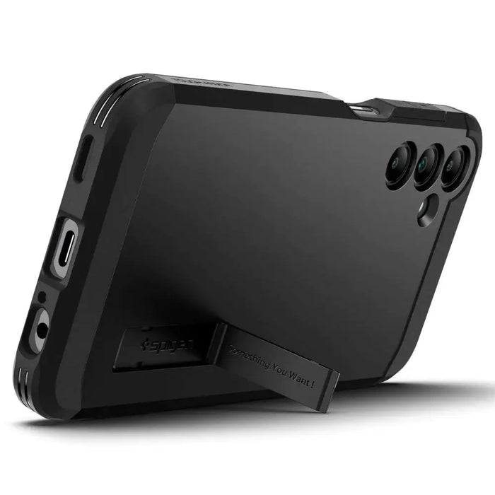 Кейс Spigen Rugged Armor за Samsung Galaxy A15 4G / 5G черен