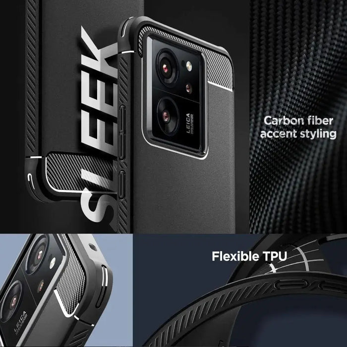 Кейс Spigen Rugged Armor за Xiaomi 13T / Pro матово черен