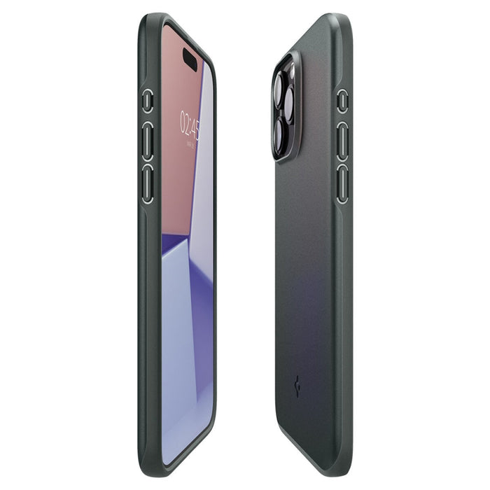 Кейс Spigen Thin Fit за iPhone 15 Pro зелен